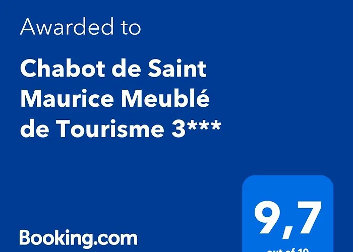 Chabot De Saint Maurice Meuble De Tourisme 3***